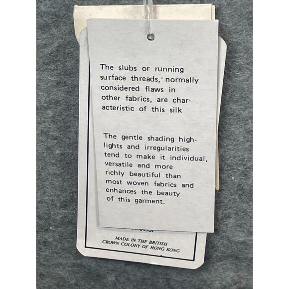 Vintage 80/90s Carlisle 100% Silk Pleated Front Women's Sz 6 Blouse Top READ NWT - Picture 12 of 13